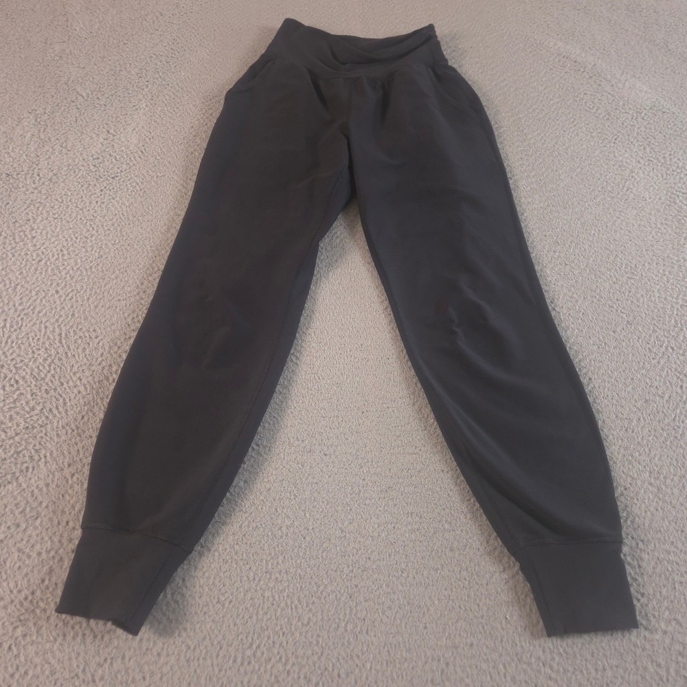 Old Navy Pants Womens XS Black PowerSoft High-Waisted 7/8 Joggers Leg Workout